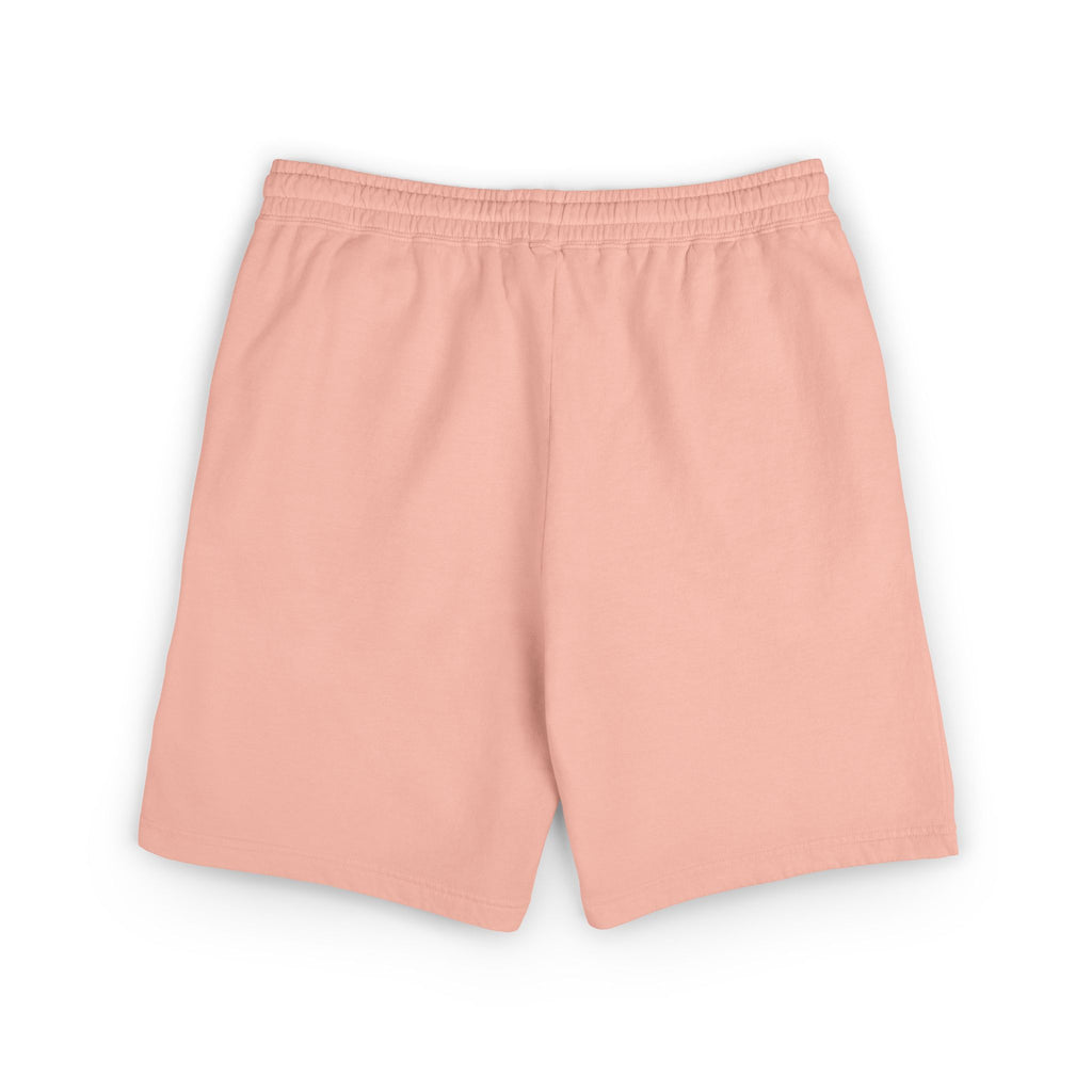 faded society garment dyed fleece shorts