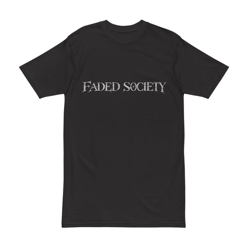 faded society blank tee