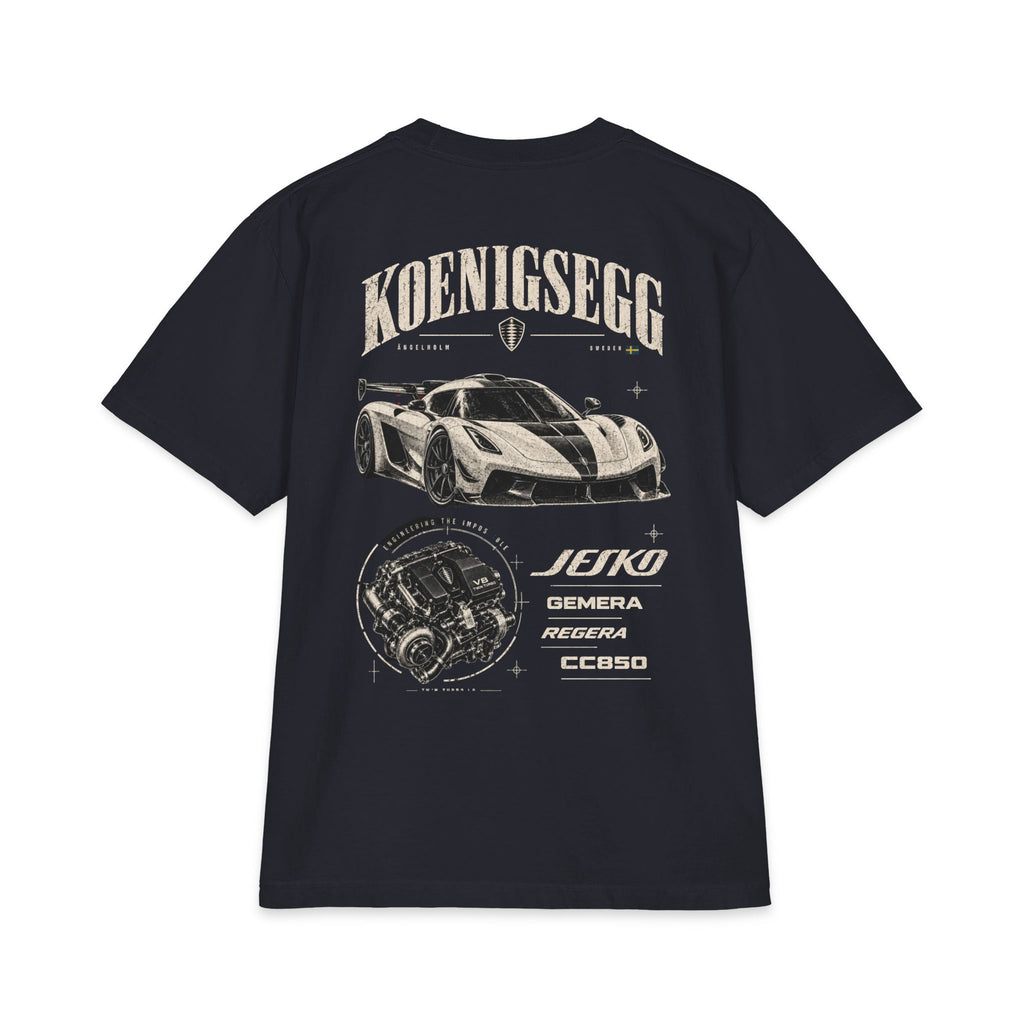 koenigsegg graphic hypercard tee