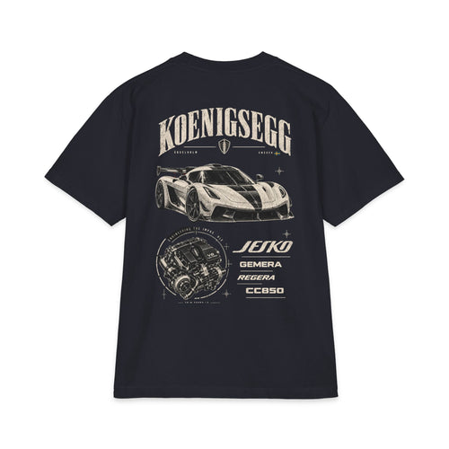 koenigsegg graphic hypercard tee