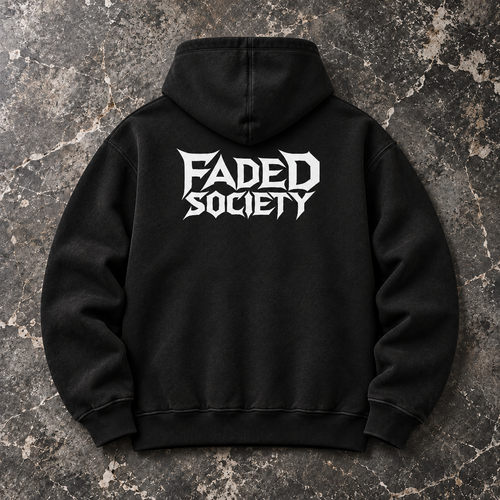 faded society hoodie