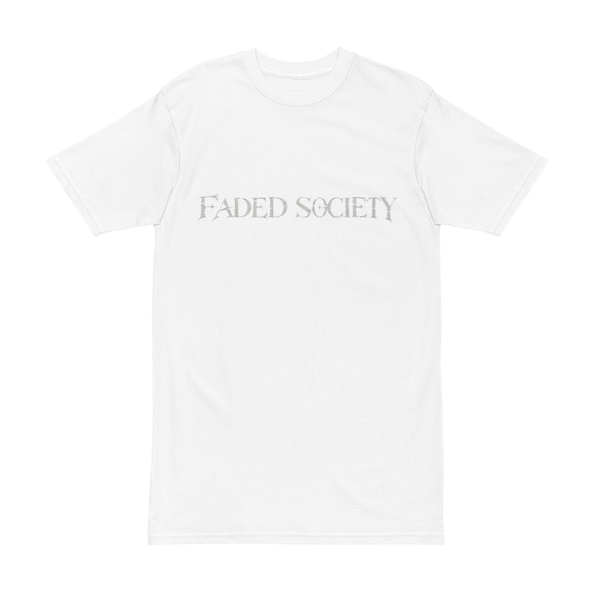 faded society blank tee
