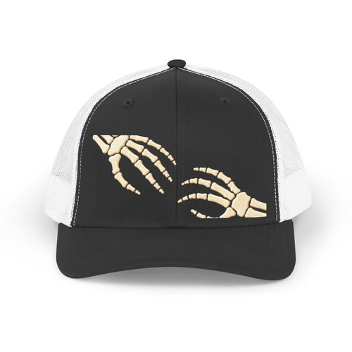 faded society skeleton hat