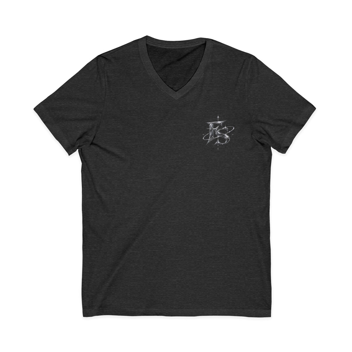 painted roman numbers 13 v neck jersey