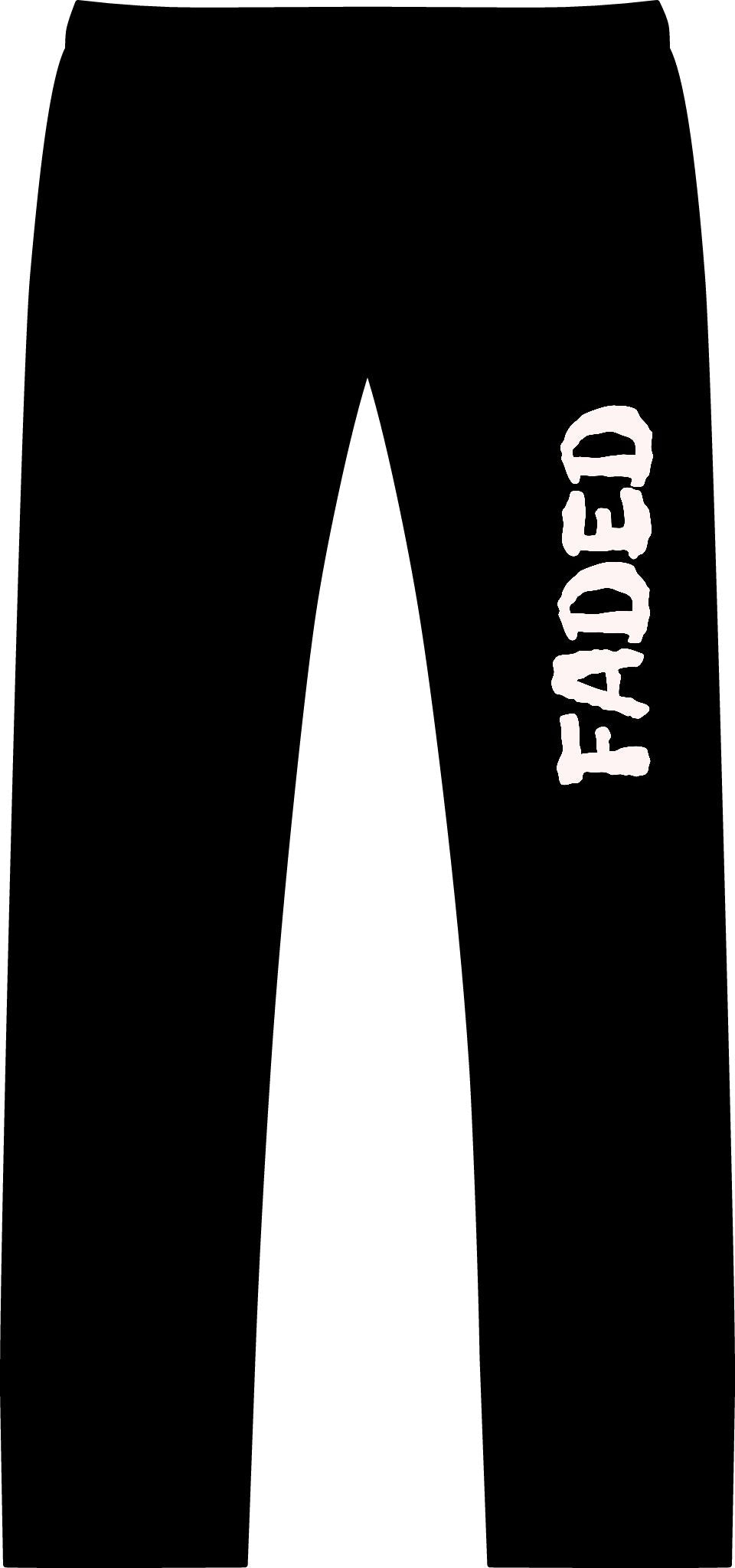 basic heavy open sweats classic FADED