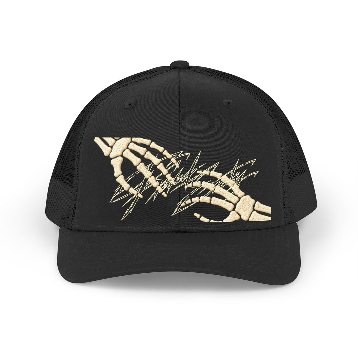 faded society skeleton hat