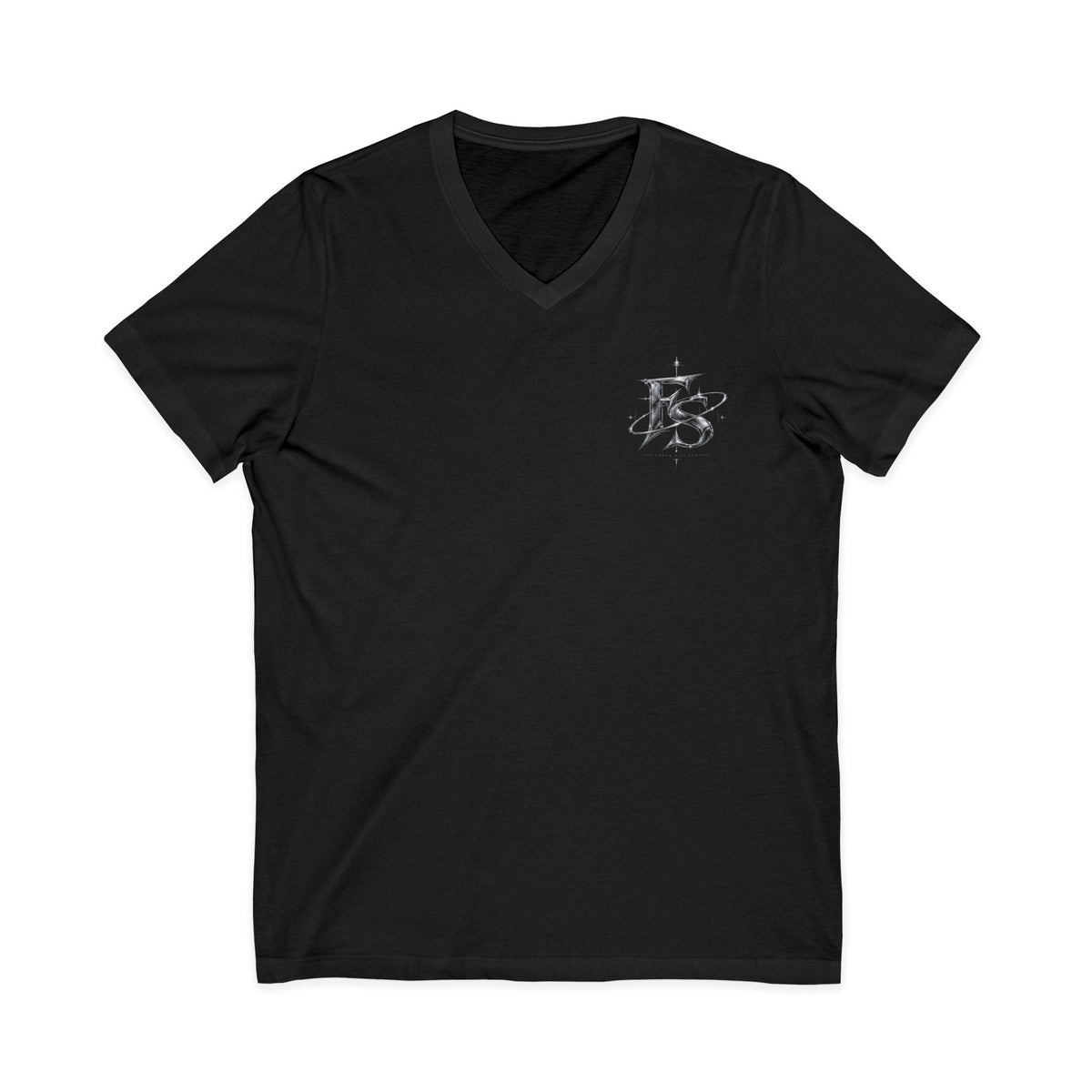 painted roman numbers 13 v neck jersey